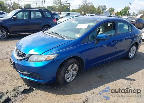 2015 Honda Civic Lx из США, поврежденный, VIN 19XFB2F5XFE262823